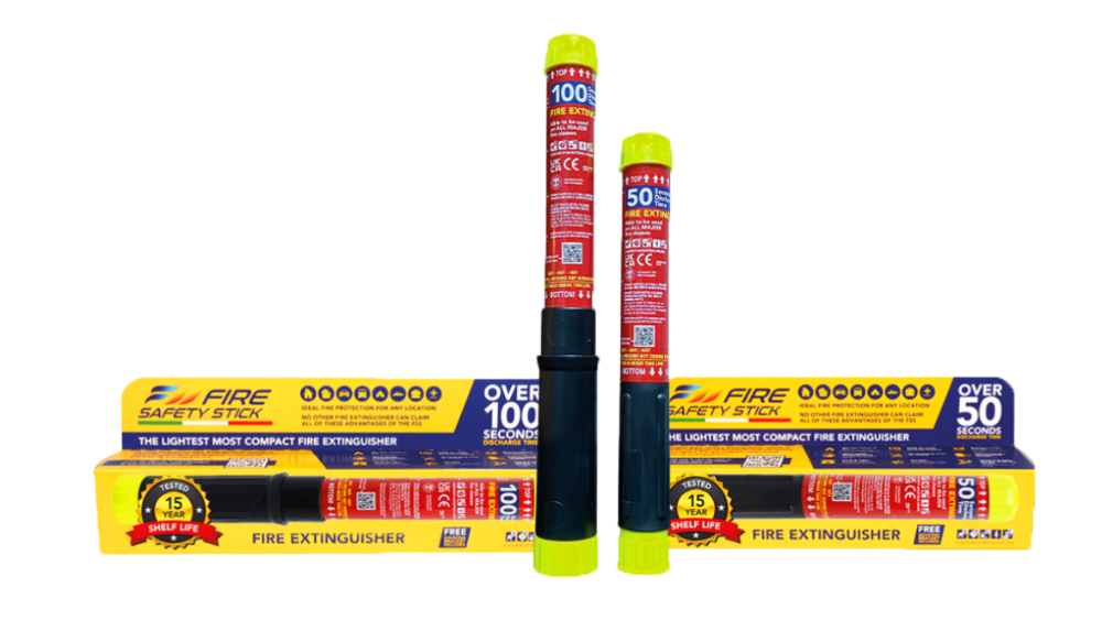 100 Second Fire Safety Stick - BRACKET INCLUDED